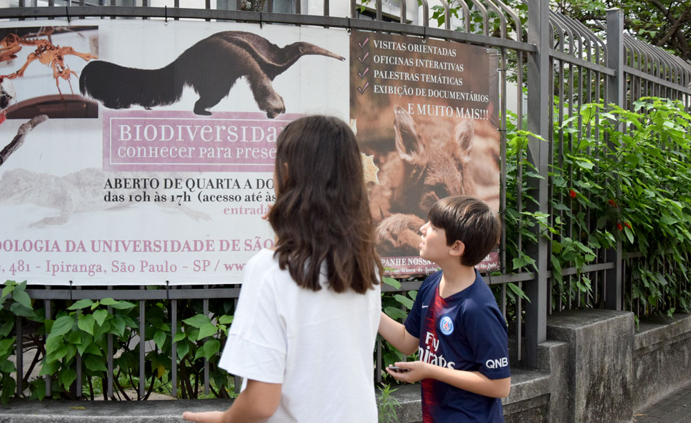 Teste de usabilidade no Museu de Zoologia da USP
